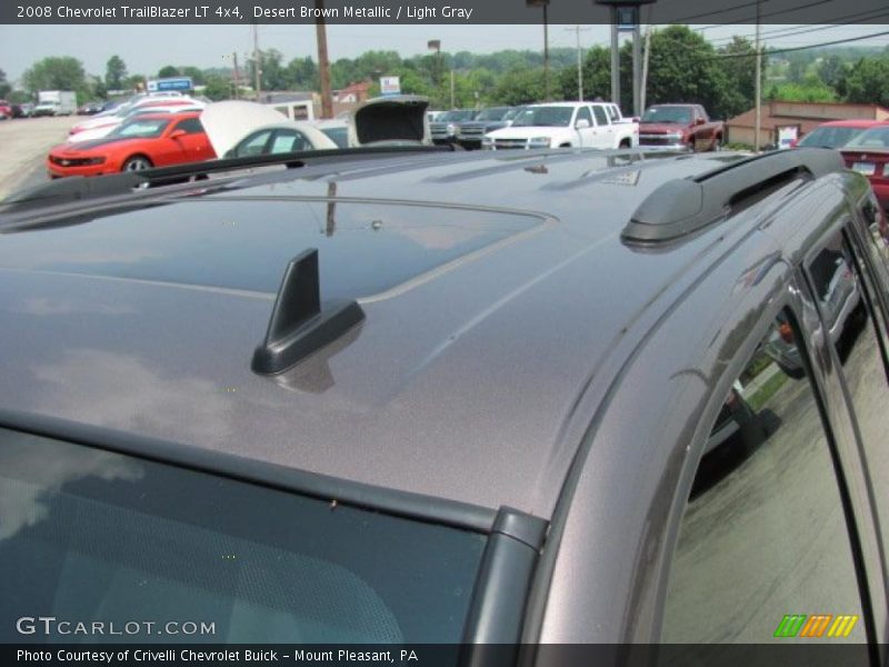 Desert Brown Metallic / Light Gray 2008 Chevrolet TrailBlazer LT 4x4