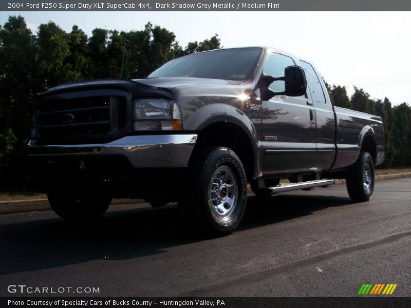 Dark Shadow Grey Metallic / Medium Flint 2004 Ford F250 Super Duty XLT SuperCab 4x4