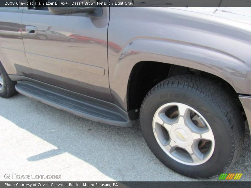 Desert Brown Metallic / Light Gray 2008 Chevrolet TrailBlazer LT 4x4