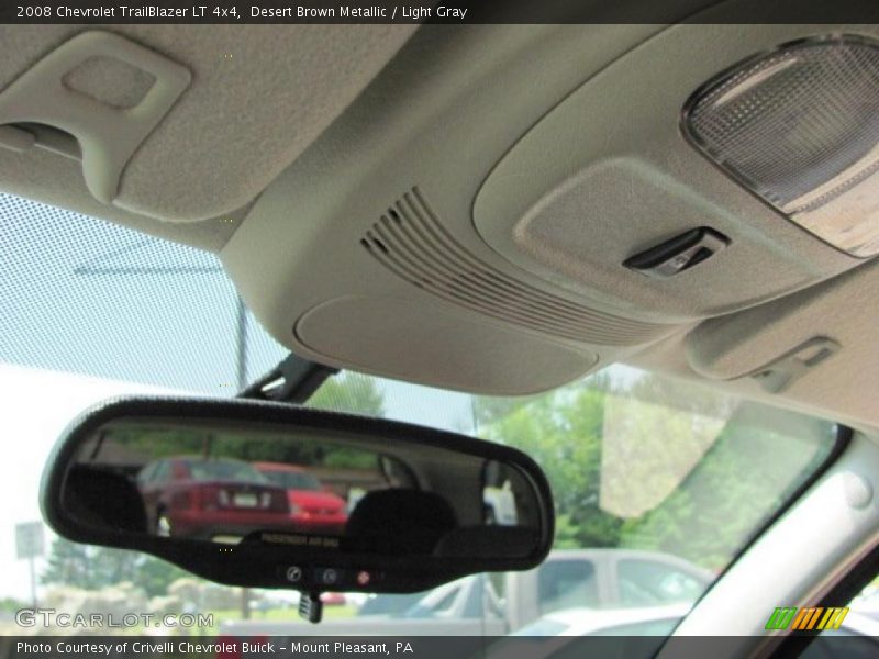 Desert Brown Metallic / Light Gray 2008 Chevrolet TrailBlazer LT 4x4