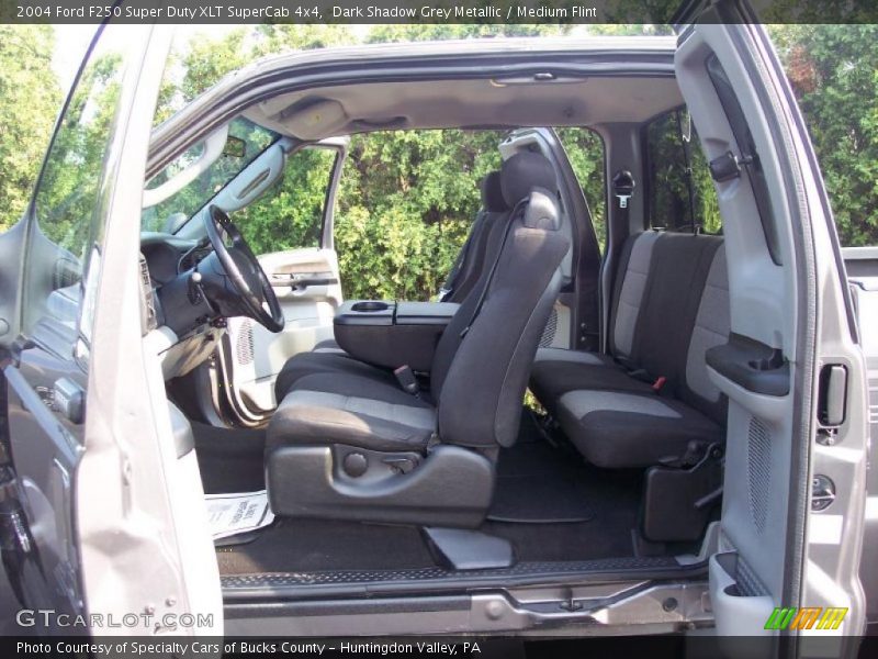 Dark Shadow Grey Metallic / Medium Flint 2004 Ford F250 Super Duty XLT SuperCab 4x4