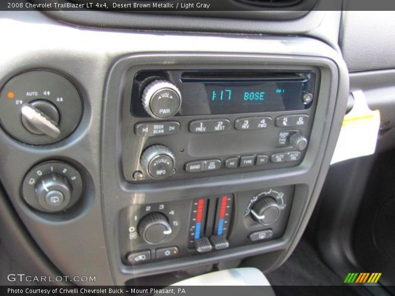 Desert Brown Metallic / Light Gray 2008 Chevrolet TrailBlazer LT 4x4