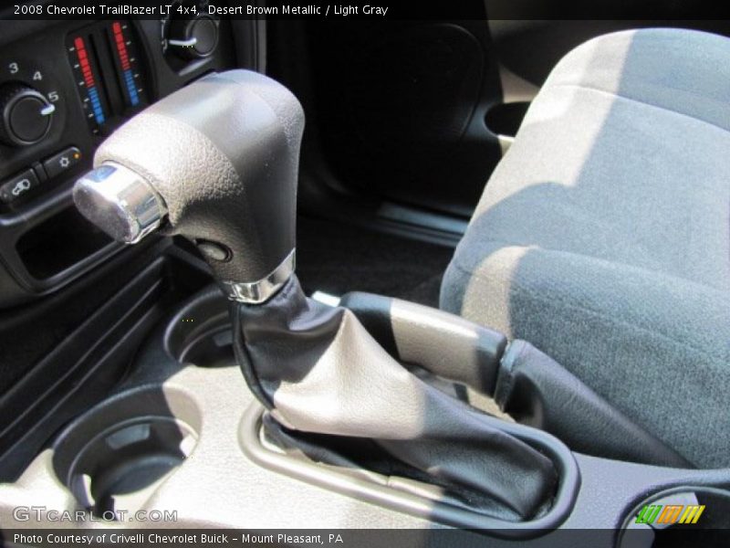 Desert Brown Metallic / Light Gray 2008 Chevrolet TrailBlazer LT 4x4