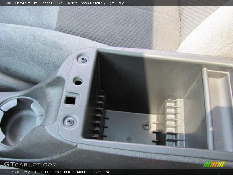 Desert Brown Metallic / Light Gray 2008 Chevrolet TrailBlazer LT 4x4