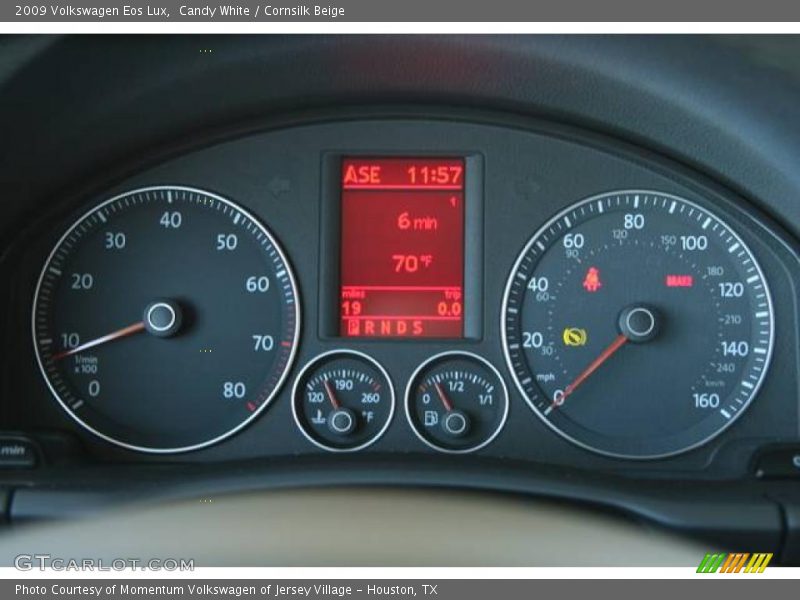 Candy White / Cornsilk Beige 2009 Volkswagen Eos Lux