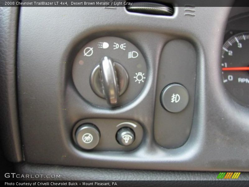 Desert Brown Metallic / Light Gray 2008 Chevrolet TrailBlazer LT 4x4