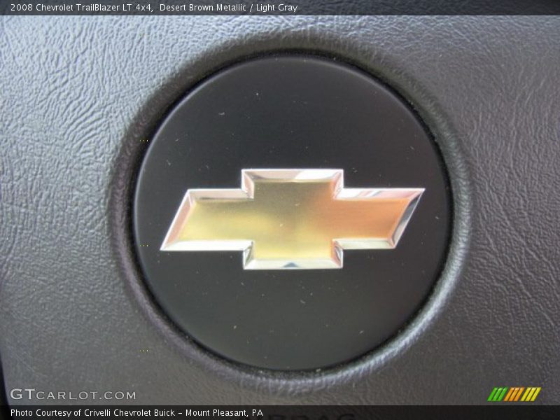 Desert Brown Metallic / Light Gray 2008 Chevrolet TrailBlazer LT 4x4