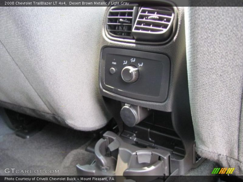 Desert Brown Metallic / Light Gray 2008 Chevrolet TrailBlazer LT 4x4