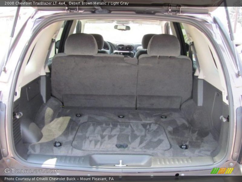 Desert Brown Metallic / Light Gray 2008 Chevrolet TrailBlazer LT 4x4