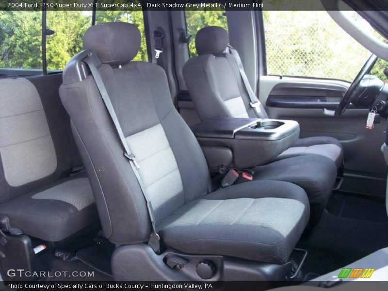 Dark Shadow Grey Metallic / Medium Flint 2004 Ford F250 Super Duty XLT SuperCab 4x4