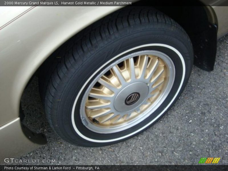 Harvest Gold Metallic / Medium Parchment 2000 Mercury Grand Marquis LS