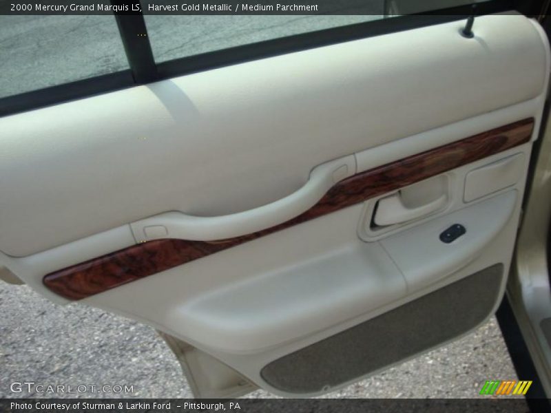 Harvest Gold Metallic / Medium Parchment 2000 Mercury Grand Marquis LS