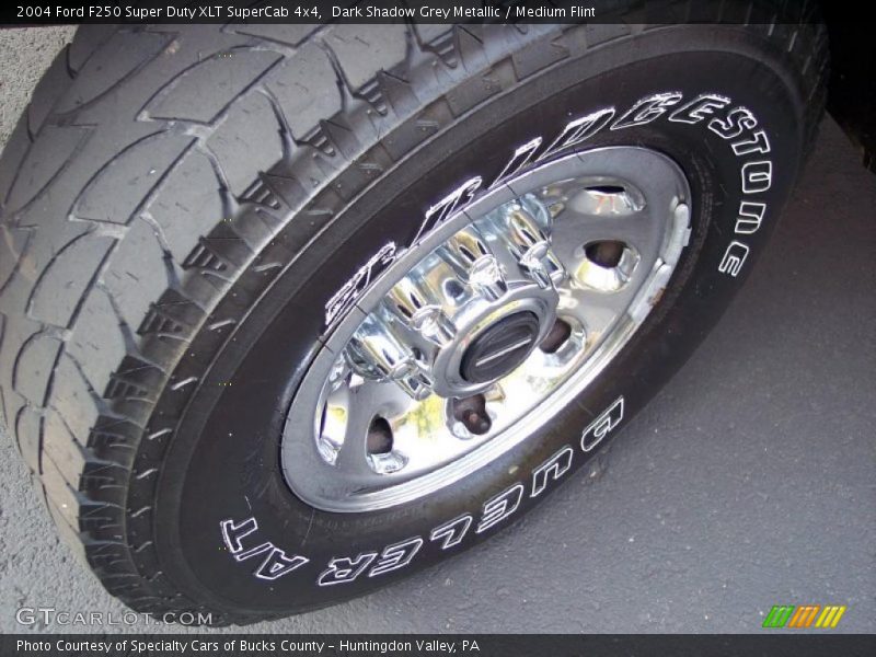 Dark Shadow Grey Metallic / Medium Flint 2004 Ford F250 Super Duty XLT SuperCab 4x4