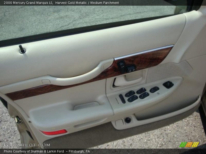 Harvest Gold Metallic / Medium Parchment 2000 Mercury Grand Marquis LS
