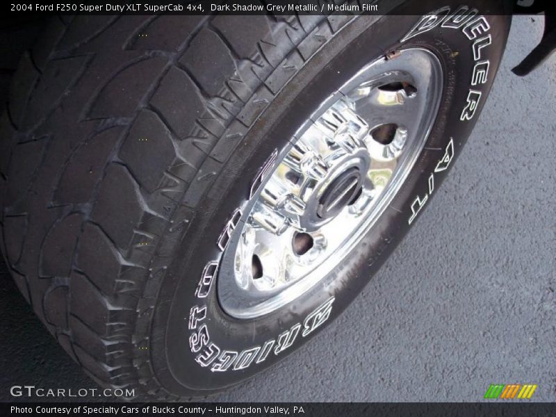 Dark Shadow Grey Metallic / Medium Flint 2004 Ford F250 Super Duty XLT SuperCab 4x4