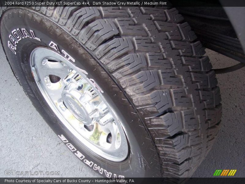 Dark Shadow Grey Metallic / Medium Flint 2004 Ford F250 Super Duty XLT SuperCab 4x4