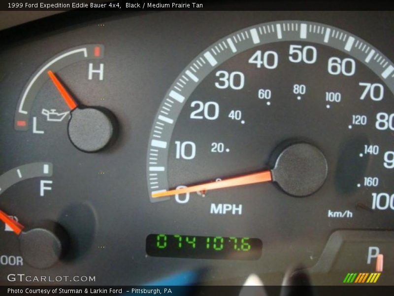 Black / Medium Prairie Tan 1999 Ford Expedition Eddie Bauer 4x4