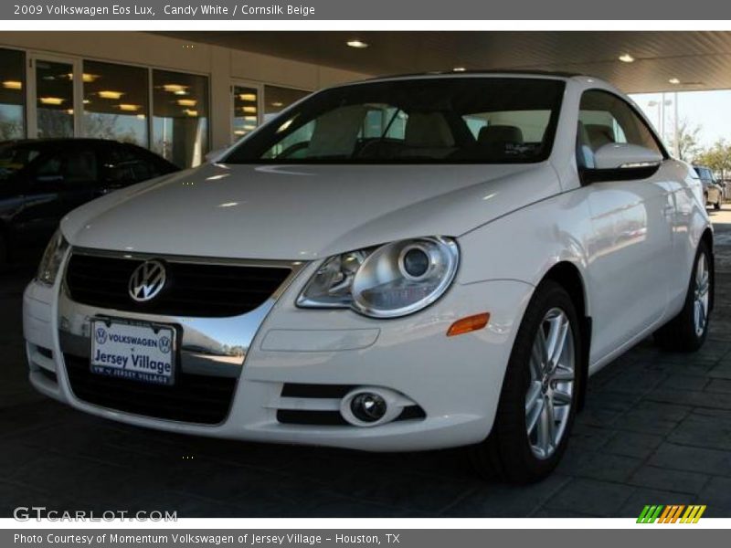 Candy White / Cornsilk Beige 2009 Volkswagen Eos Lux