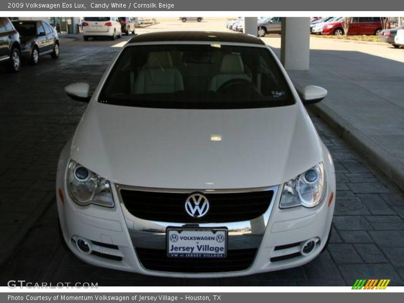 Candy White / Cornsilk Beige 2009 Volkswagen Eos Lux