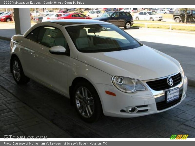 Candy White / Cornsilk Beige 2009 Volkswagen Eos Lux