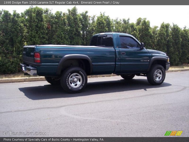Emerald Green Pearl / Gray 1998 Dodge Ram 1500 Laramie SLT Regular Cab 4x4