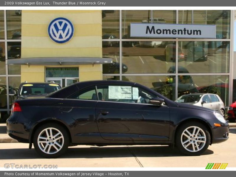 Thunder Blue / Moonrock Grey 2009 Volkswagen Eos Lux