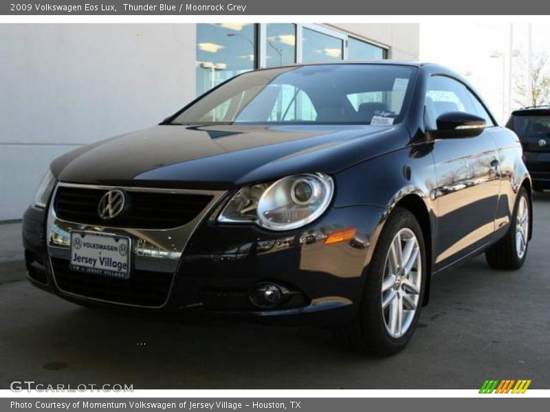 Thunder Blue / Moonrock Grey 2009 Volkswagen Eos Lux