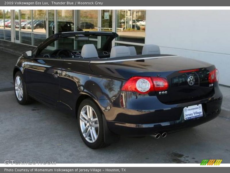 Thunder Blue / Moonrock Grey 2009 Volkswagen Eos Lux