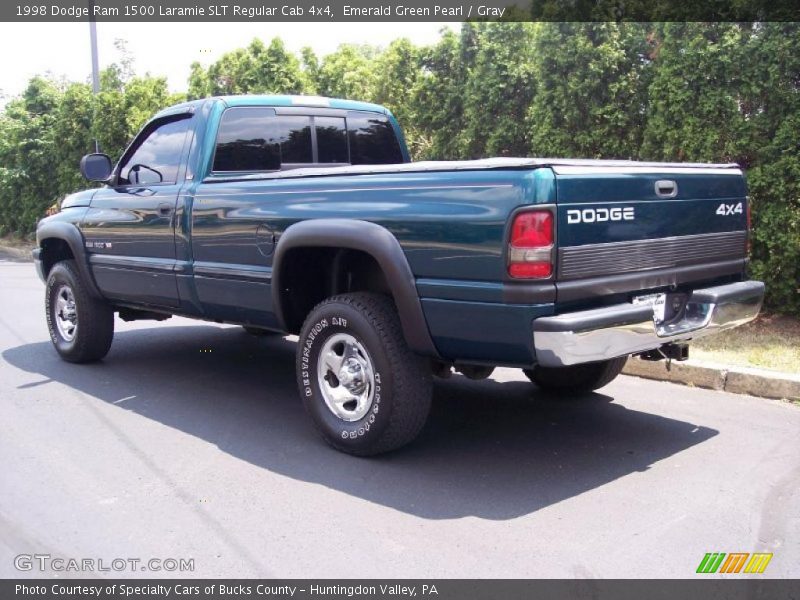 Emerald Green Pearl / Gray 1998 Dodge Ram 1500 Laramie SLT Regular Cab 4x4