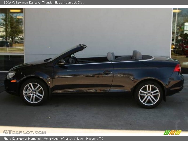 Thunder Blue / Moonrock Grey 2009 Volkswagen Eos Lux