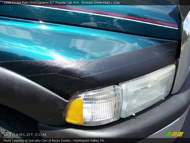 Emerald Green Pearl / Gray 1998 Dodge Ram 1500 Laramie SLT Regular Cab 4x4