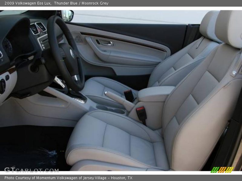 Thunder Blue / Moonrock Grey 2009 Volkswagen Eos Lux