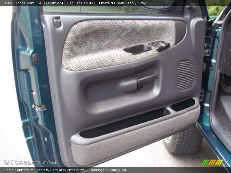 Emerald Green Pearl / Gray 1998 Dodge Ram 1500 Laramie SLT Regular Cab 4x4
