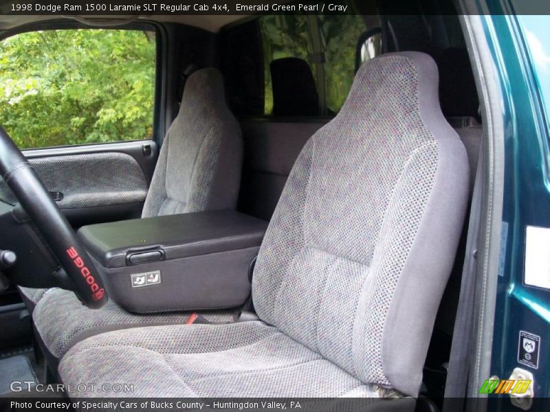 Emerald Green Pearl / Gray 1998 Dodge Ram 1500 Laramie SLT Regular Cab 4x4