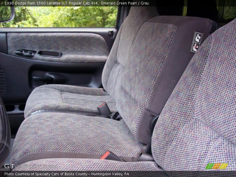 Emerald Green Pearl / Gray 1998 Dodge Ram 1500 Laramie SLT Regular Cab 4x4