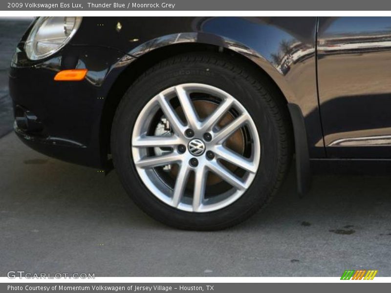Thunder Blue / Moonrock Grey 2009 Volkswagen Eos Lux