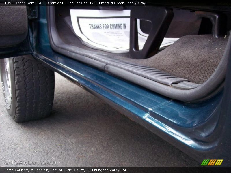 Emerald Green Pearl / Gray 1998 Dodge Ram 1500 Laramie SLT Regular Cab 4x4