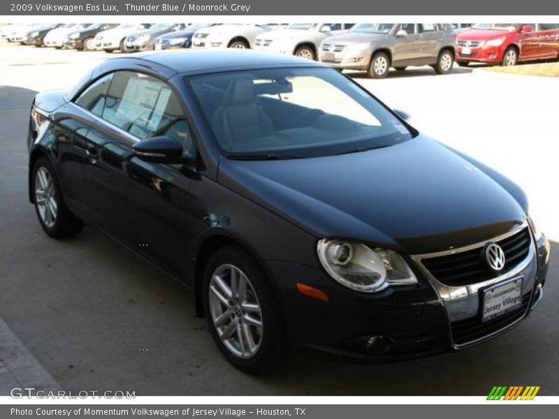 Thunder Blue / Moonrock Grey 2009 Volkswagen Eos Lux