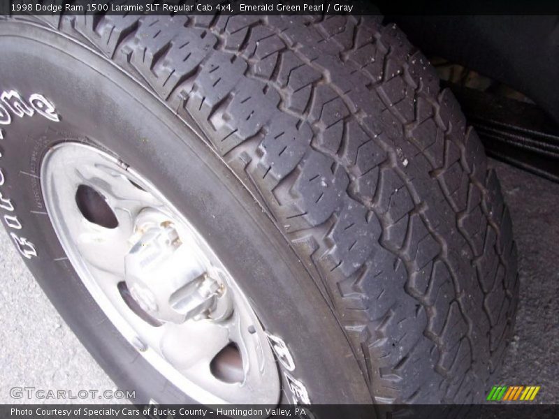 Emerald Green Pearl / Gray 1998 Dodge Ram 1500 Laramie SLT Regular Cab 4x4