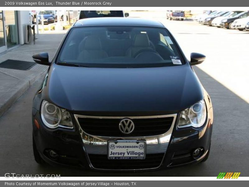 Thunder Blue / Moonrock Grey 2009 Volkswagen Eos Lux