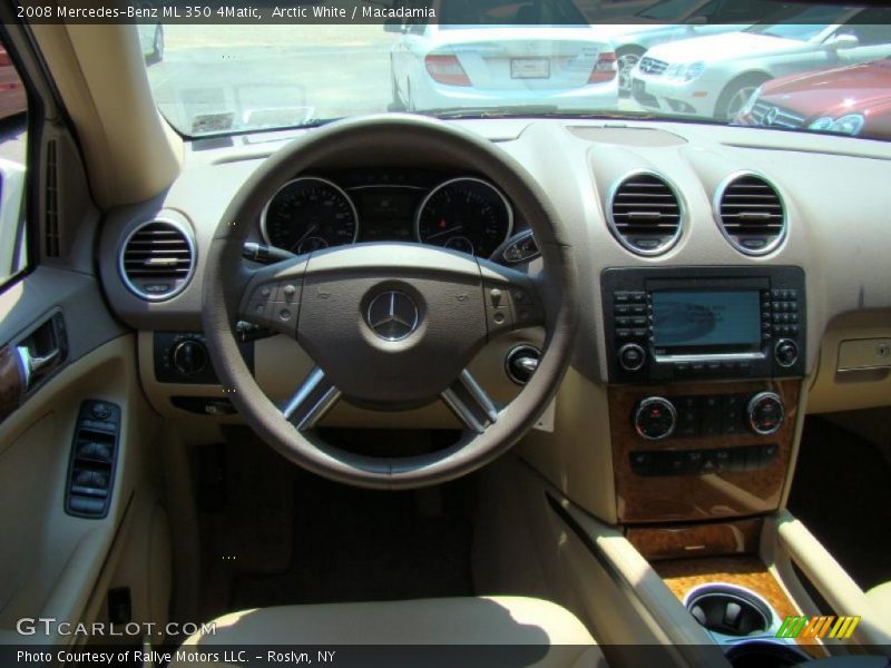 Arctic White / Macadamia 2008 Mercedes-Benz ML 350 4Matic