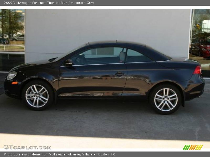 Thunder Blue / Moonrock Grey 2009 Volkswagen Eos Lux