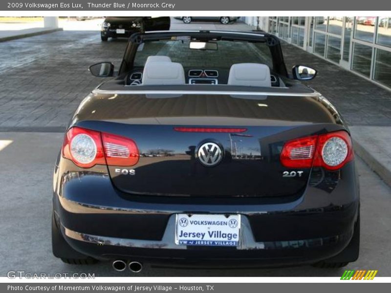 Thunder Blue / Moonrock Grey 2009 Volkswagen Eos Lux