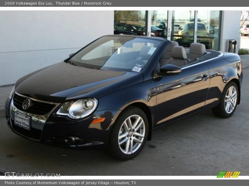 Thunder Blue / Moonrock Grey 2009 Volkswagen Eos Lux