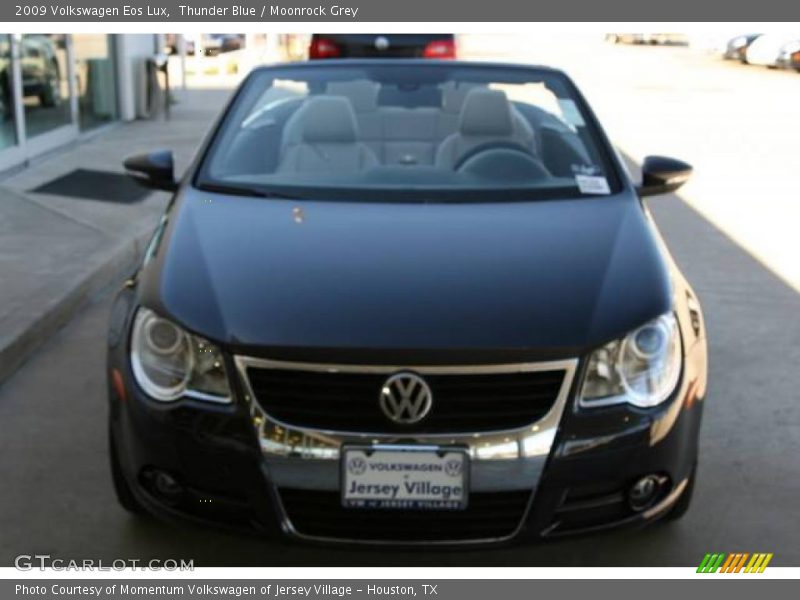 Thunder Blue / Moonrock Grey 2009 Volkswagen Eos Lux