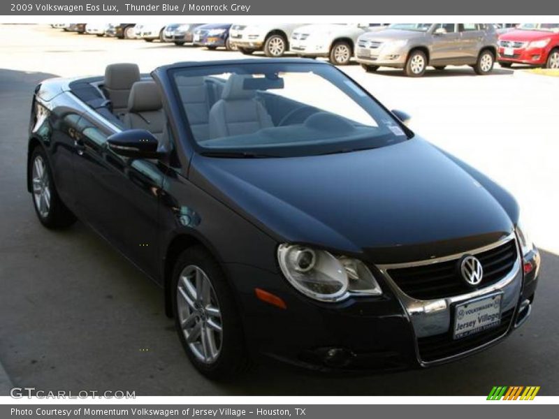 Thunder Blue / Moonrock Grey 2009 Volkswagen Eos Lux
