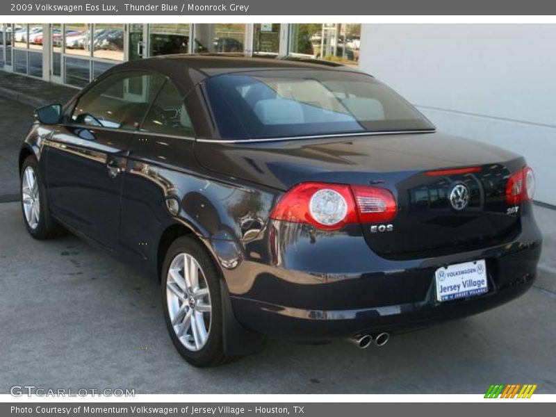 Thunder Blue / Moonrock Grey 2009 Volkswagen Eos Lux