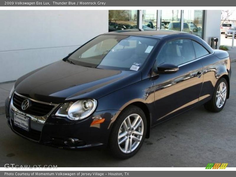 Thunder Blue / Moonrock Grey 2009 Volkswagen Eos Lux