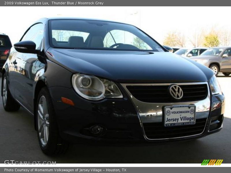 Thunder Blue / Moonrock Grey 2009 Volkswagen Eos Lux