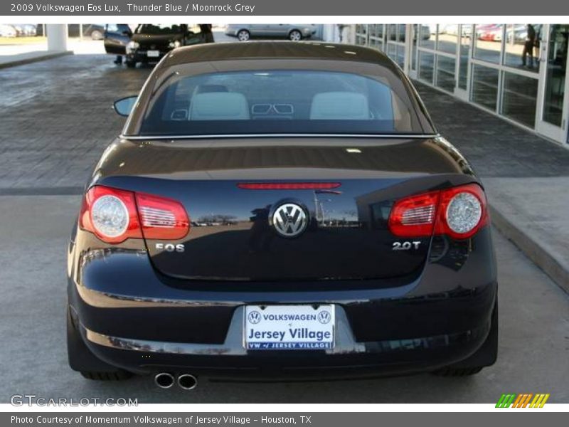 Thunder Blue / Moonrock Grey 2009 Volkswagen Eos Lux